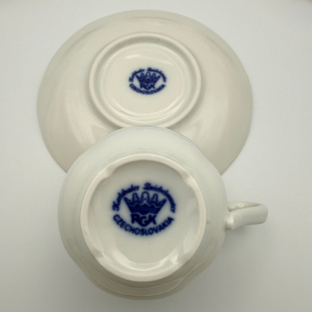 Rudolf Kämpf Zwiebelmuster Kaffeeservice, ca. 1960-1980, 11-tlg. Showroom Ansbach