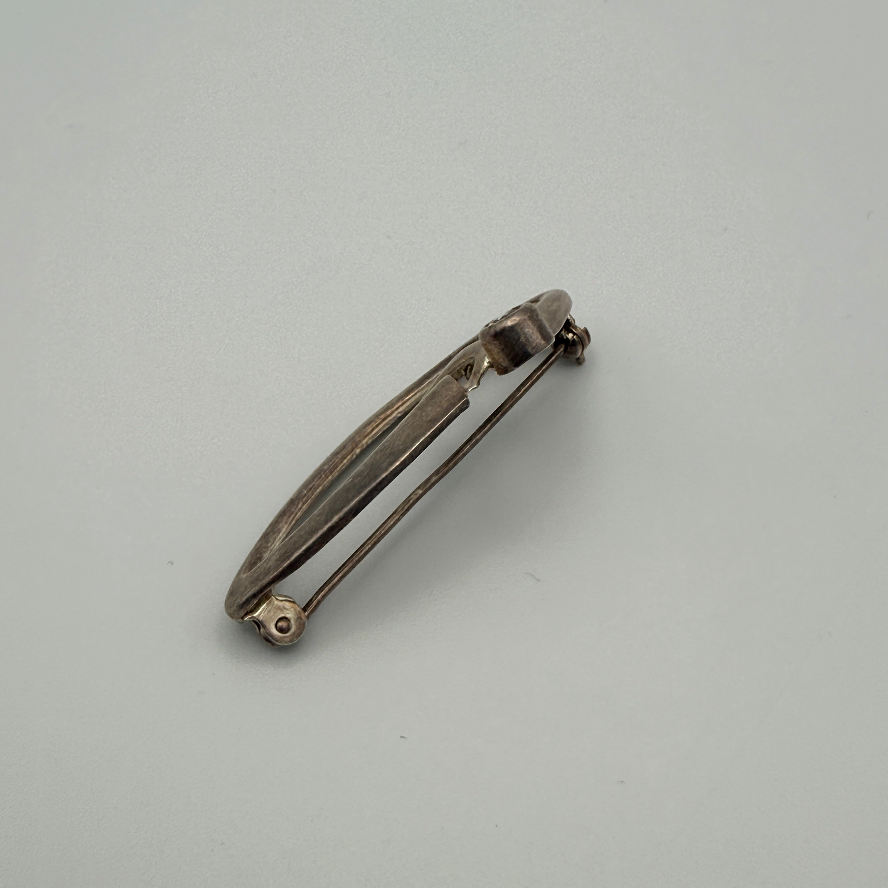 TEKA Theodor Klotz 925 Silber Brosche Modernist ca. 1960/70er Jahre TEKA Theodor Klotz