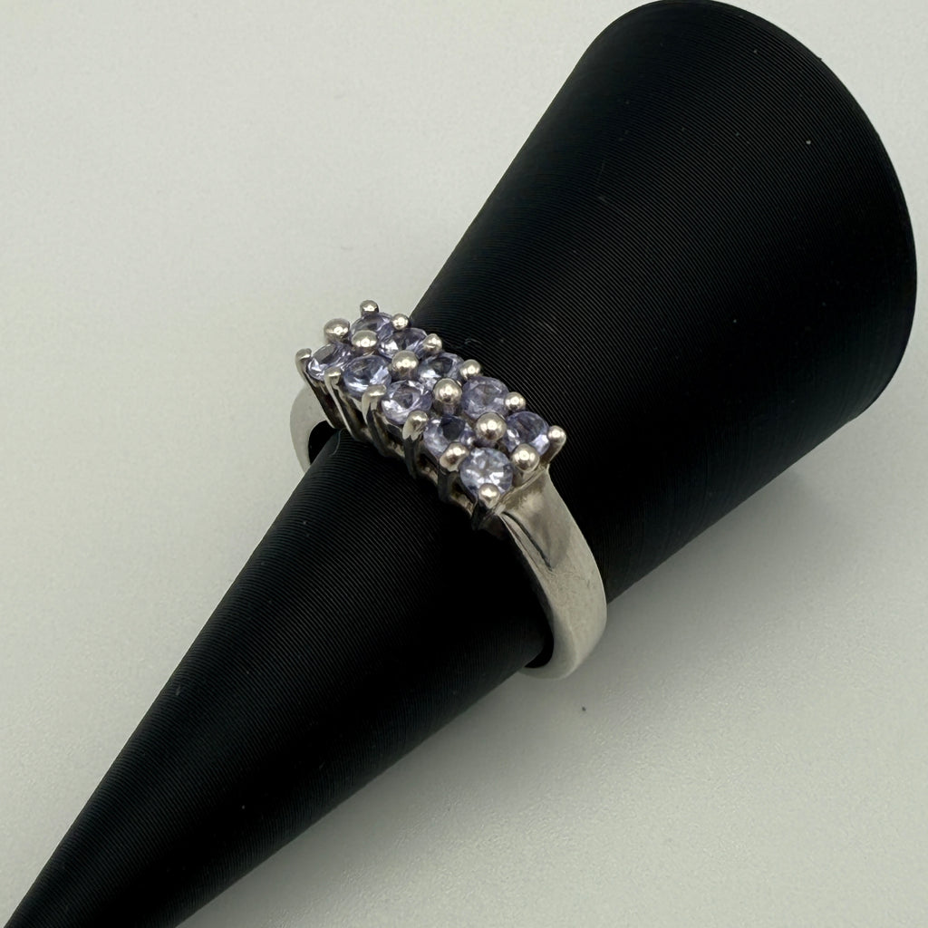 Harry Ivens Ring 925 Silber mit Tansanit Besatz ca. 2000er Jahre Showroom Ansbach