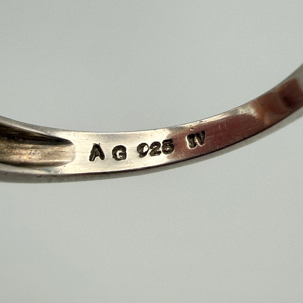 Harry Ivens Ring 925 Silber mit Tansanit Besatz ca. 2000er Jahre Showroom Ansbach