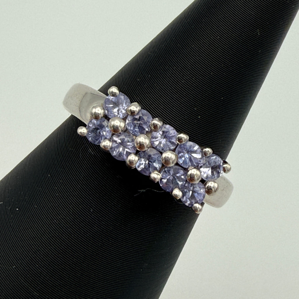 Harry Ivens Ring 925 Silber mit Tansanit Besatz ca. 2000er Jahre Showroom Ansbach