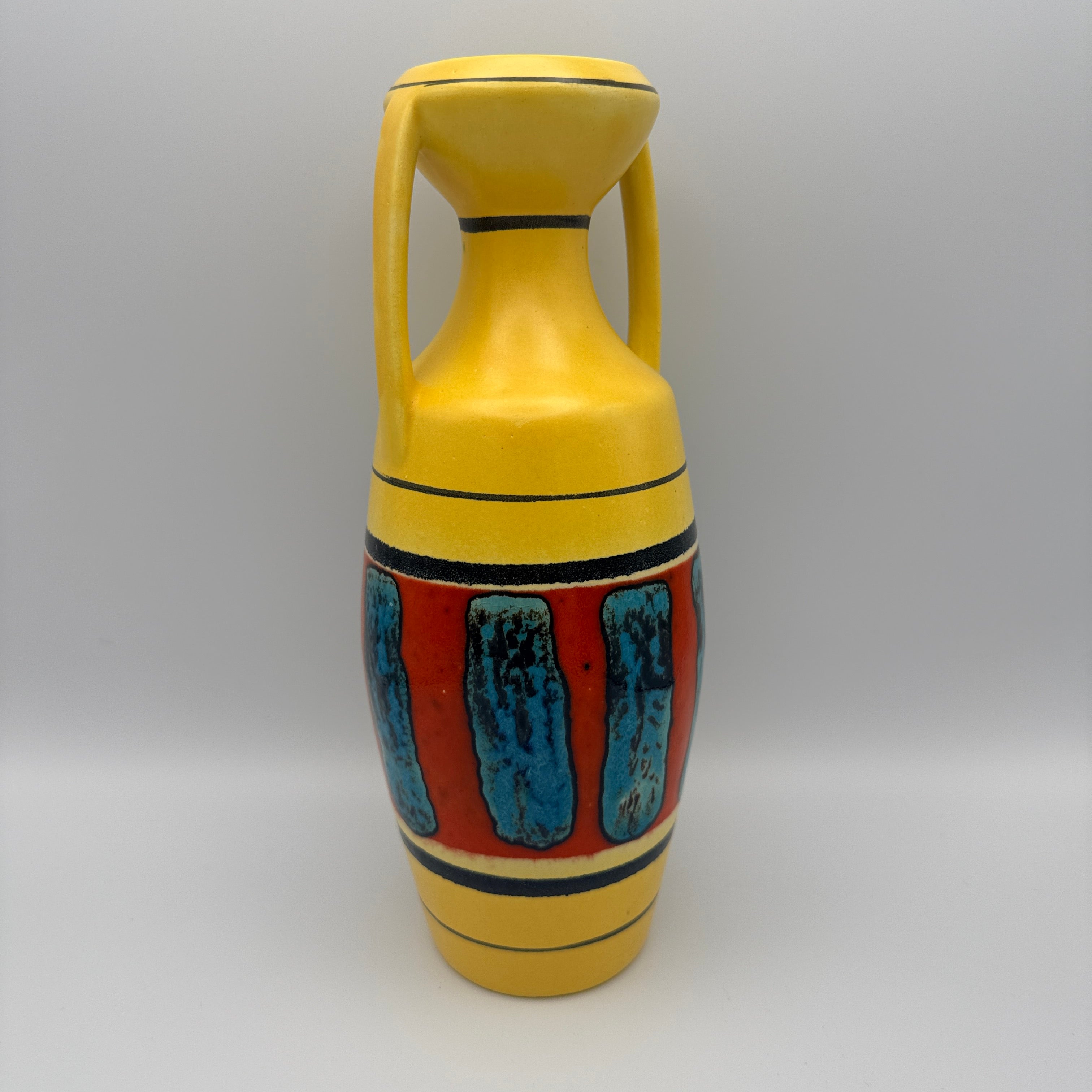 Bay Keramik Vase 1014-25 Ceylon Bodo Mans 1960er West Germany Bay Keramik