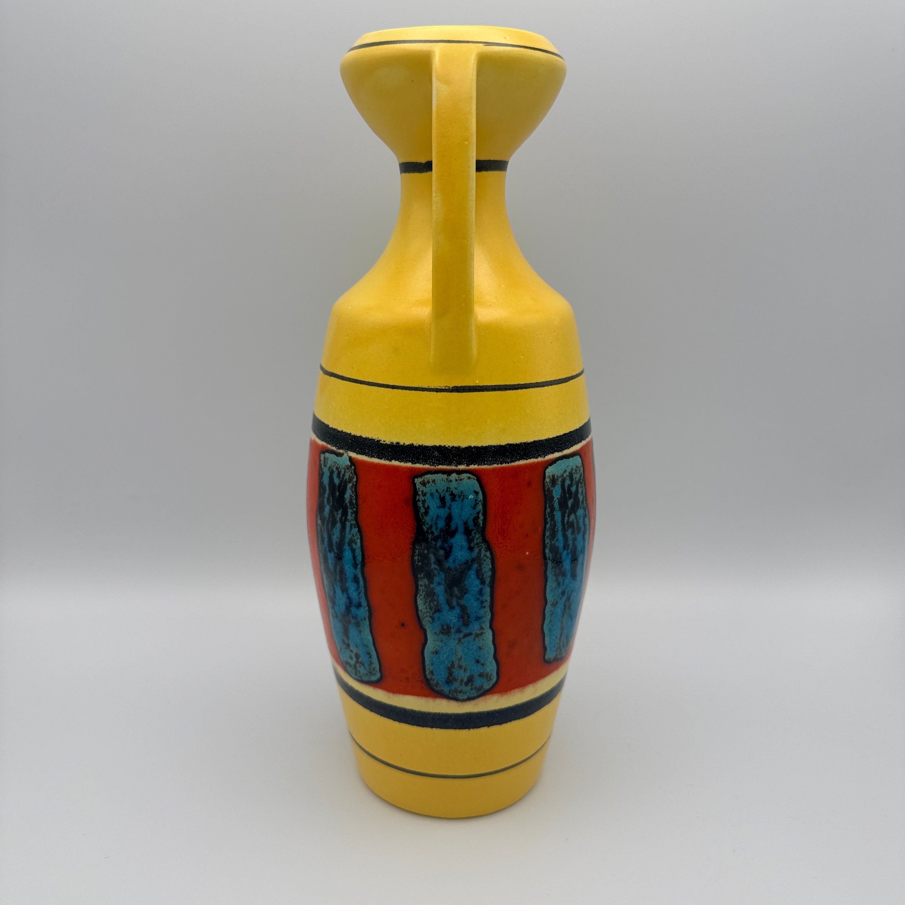 Bay Keramik Vase 1014-25 Ceylon Bodo Mans 1960er West Germany Bay Keramik