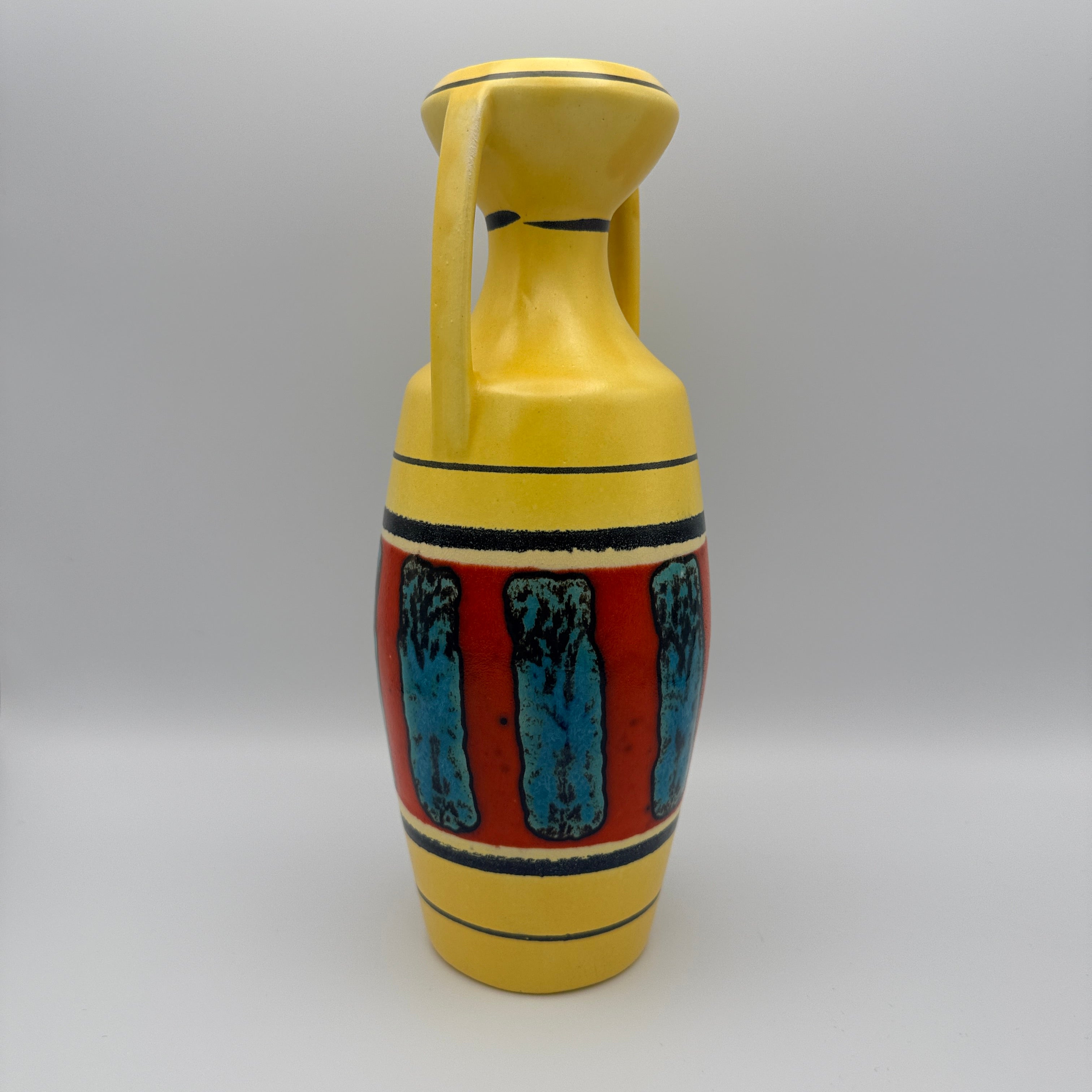 Bay Keramik Vase 1014-25 Ceylon Bodo Mans 1960er West Germany Bay Keramik