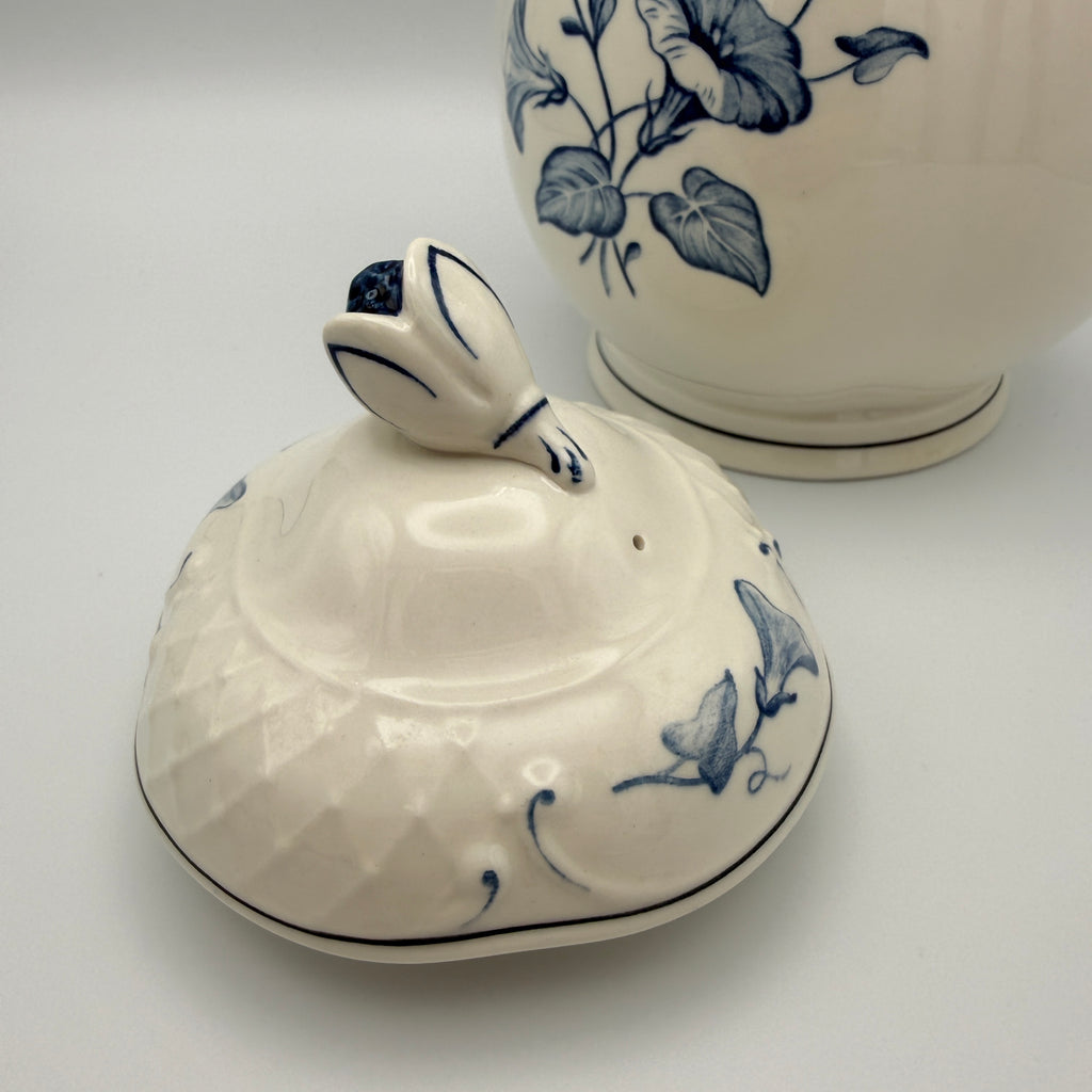 Villeroy & Boch Val Bleu Kaffeekanne Vitro Porzellan ca. 1980er–1990er Villeroy & Boch