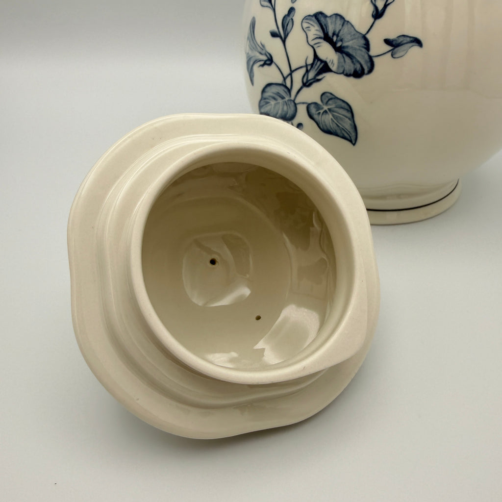 Villeroy & Boch Val Bleu Kaffeekanne Vitro Porzellan ca. 1980er–1990er Villeroy & Boch