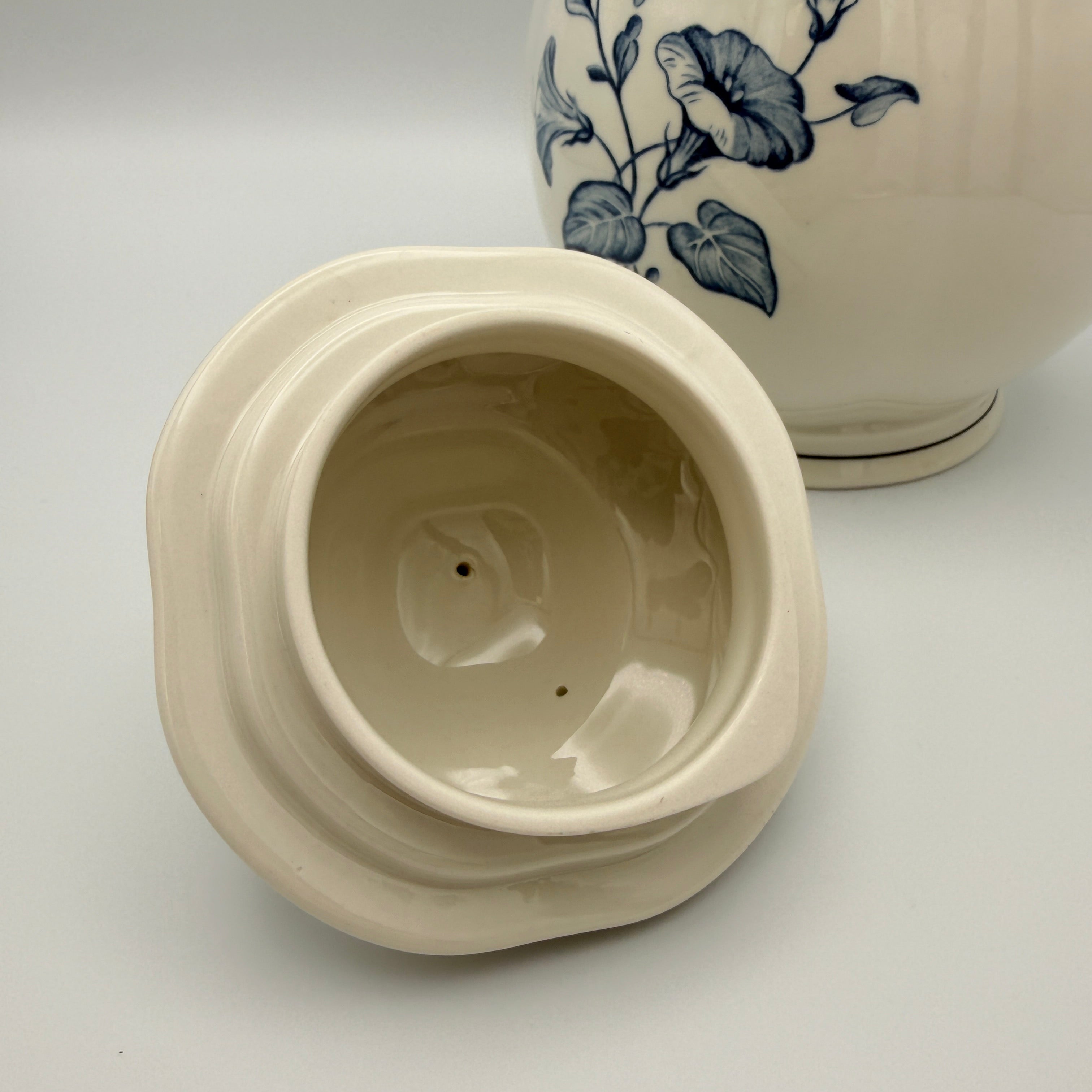 Villeroy & Boch Val Bleu Kaffeekanne Vitro Porzellan ca. 1980er–1990er Villeroy & Boch