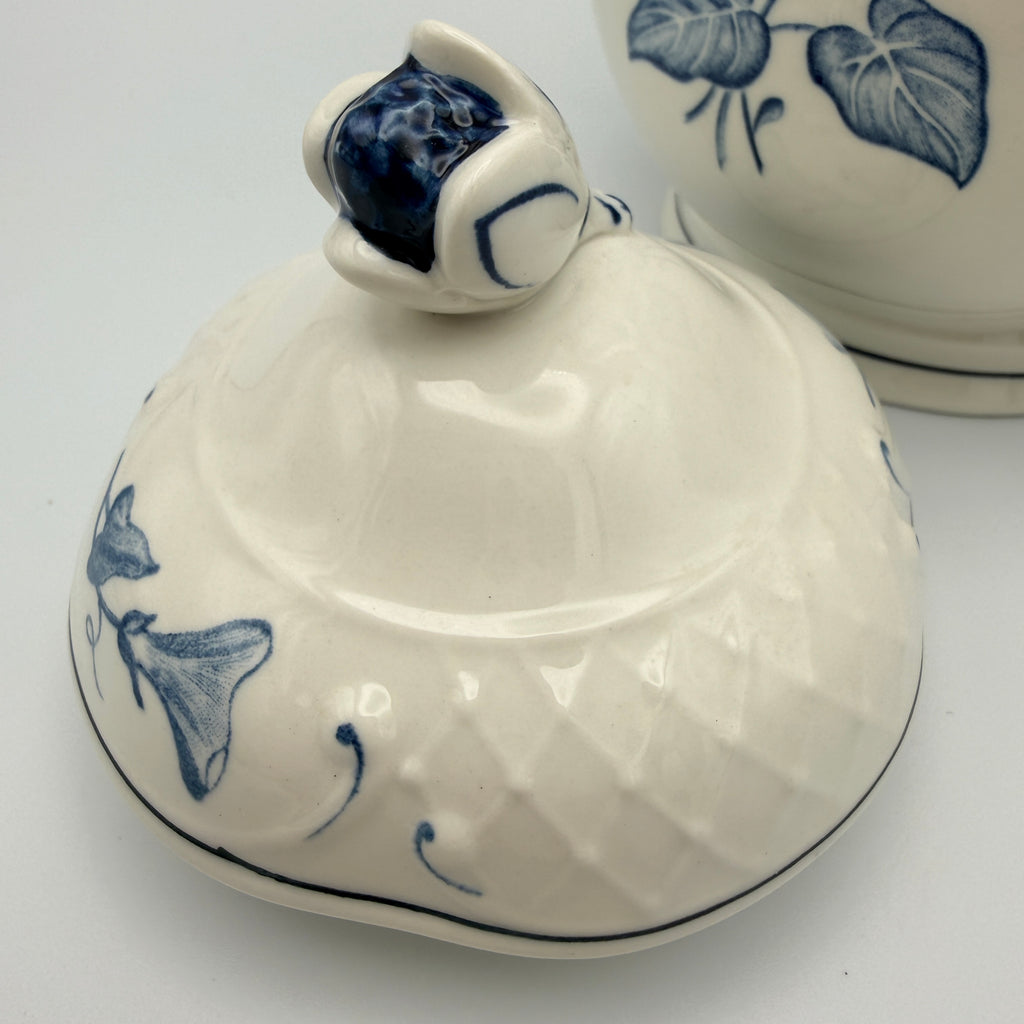 Villeroy & Boch Val Bleu Kaffeekanne Vitro Porzellan ca. 1980er–1990er Villeroy & Boch