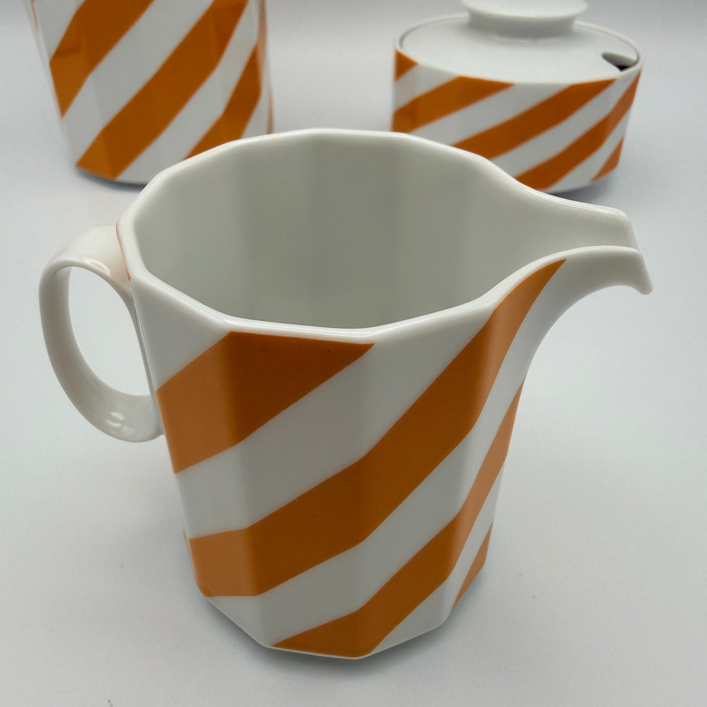 Rosenthal Polygon Tapio Wirkkala Mokkaservice 15-tlg. Orange 1970er Rosenthal