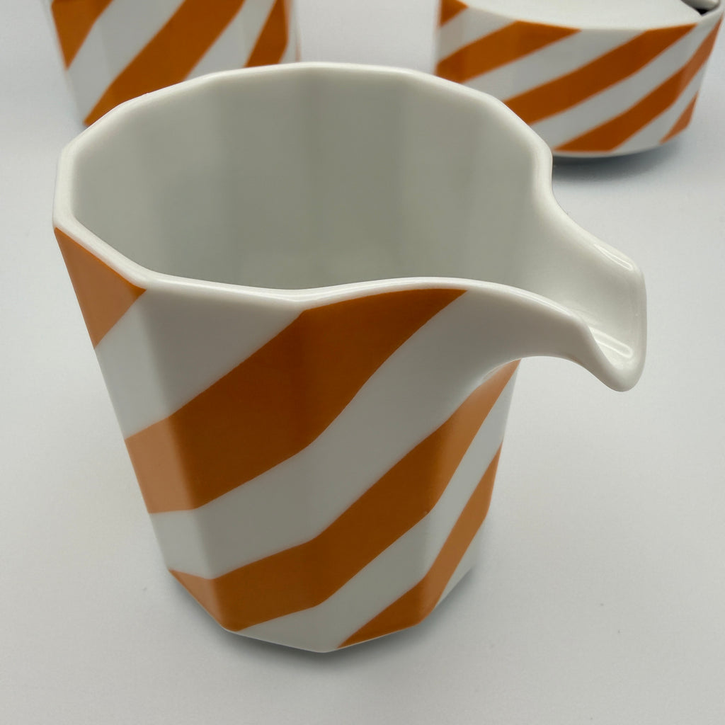 Rosenthal Polygon Tapio Wirkkala Mokkaservice 15-tlg. Orange 1970er Rosenthal