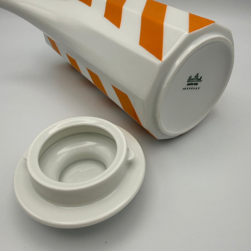 Rosenthal Polygon Tapio Wirkkala Mokkaservice 15-tlg. Orange 1970er Rosenthal