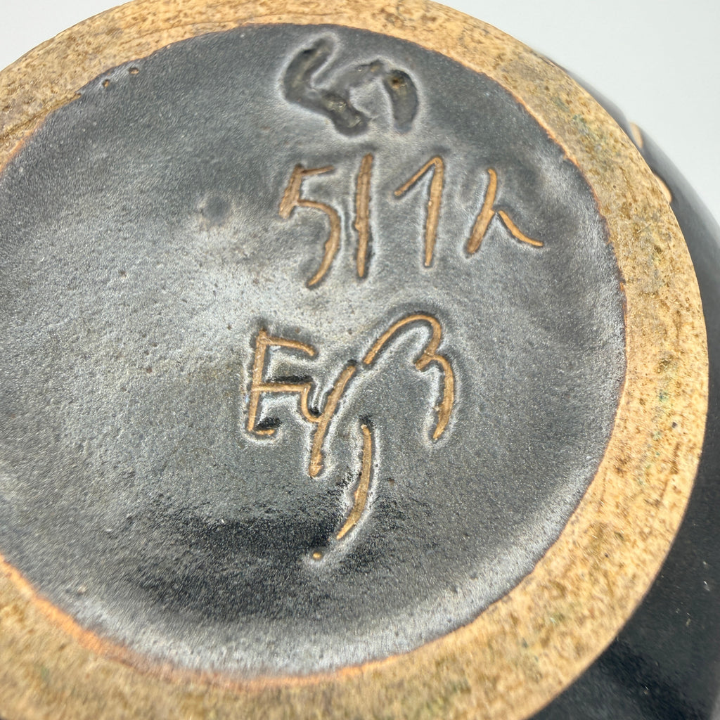 Piesche & Reif Keramik Krug Modell 5/1 Sgraffito DDR 1950er/60er Piesche & Reif