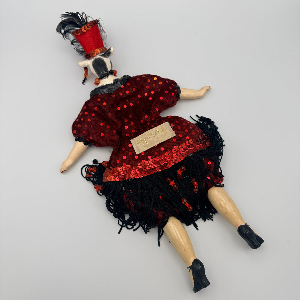 Wayne M. Kleski 2 Art Dolls Showgirls Tierfiguren 1990er/2000er Wayne M. Kleski