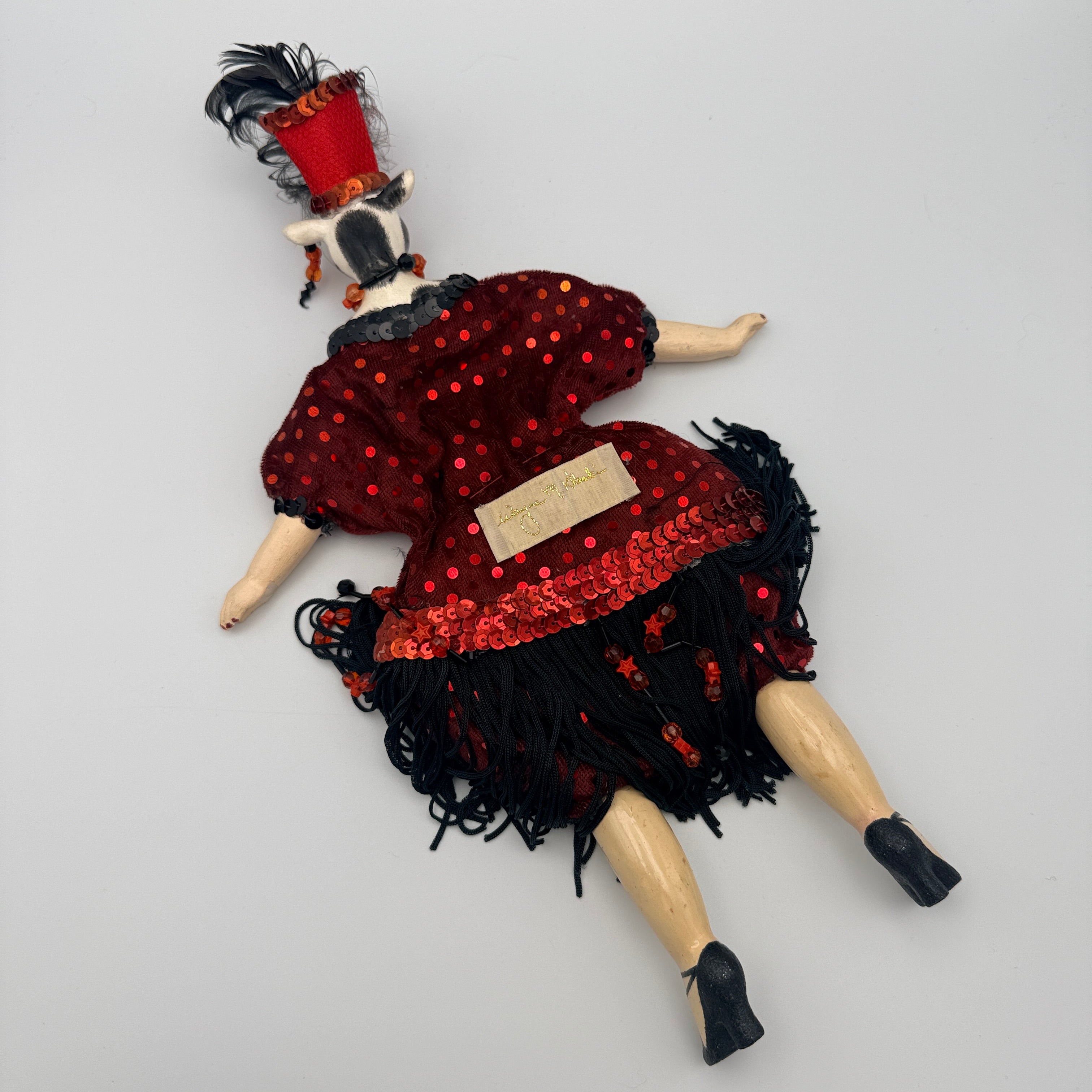 Wayne M. Kleski 2 Art Dolls Showgirls Tierfiguren 1990er/2000er Wayne M. Kleski