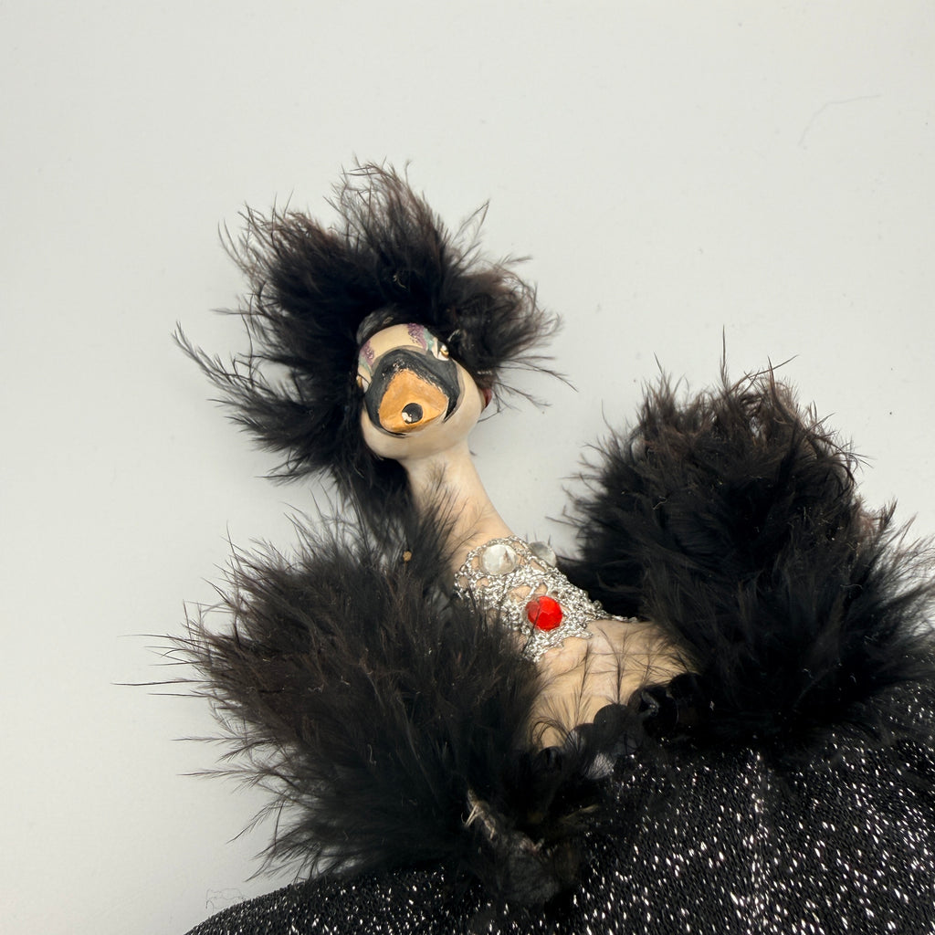 Wayne M. Kleski 2 Art Dolls Showgirls Tierfiguren 1990er/2000er Wayne M. Kleski