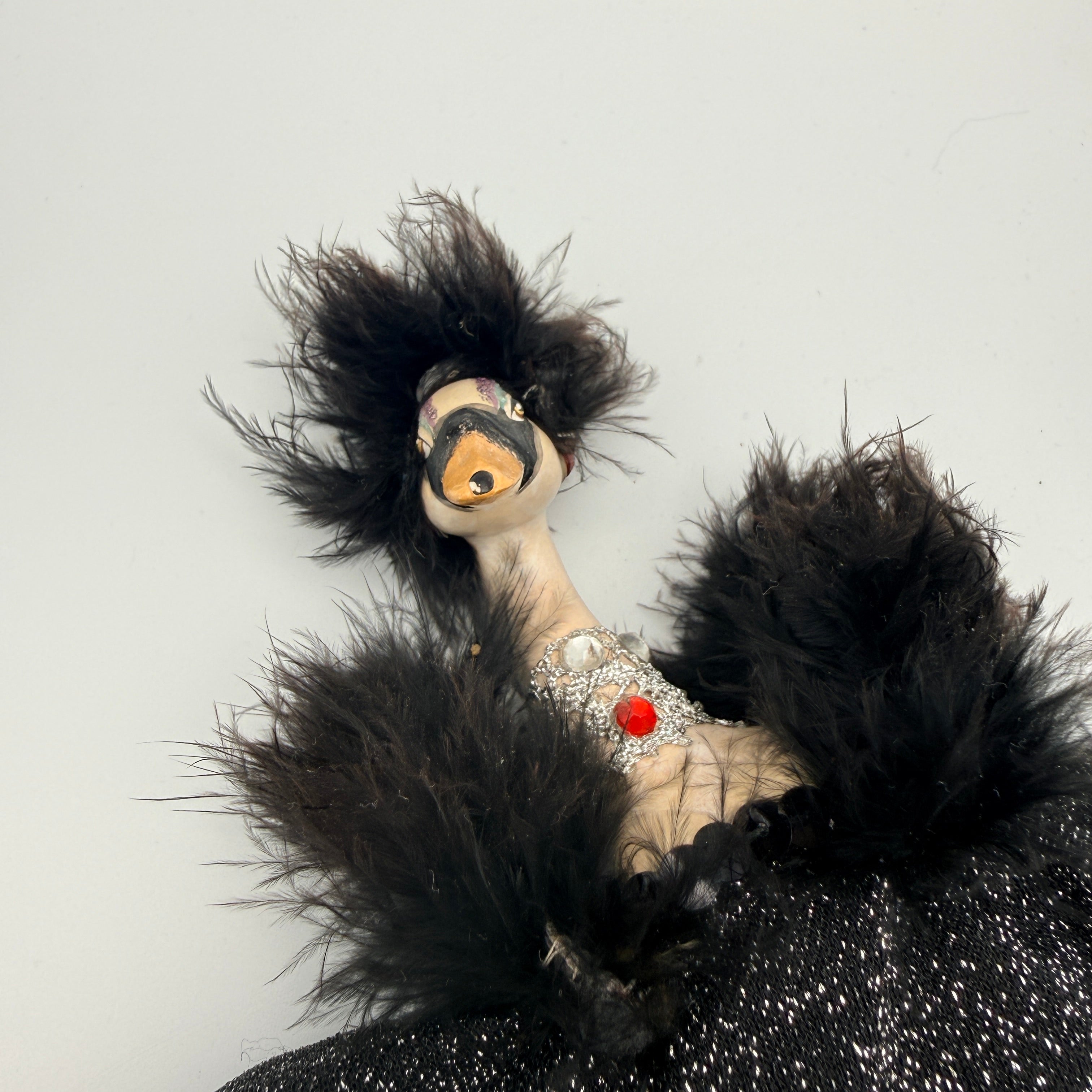 Wayne M. Kleski 2 Art Dolls Showgirls Tierfiguren 1990er/2000er Wayne M. Kleski