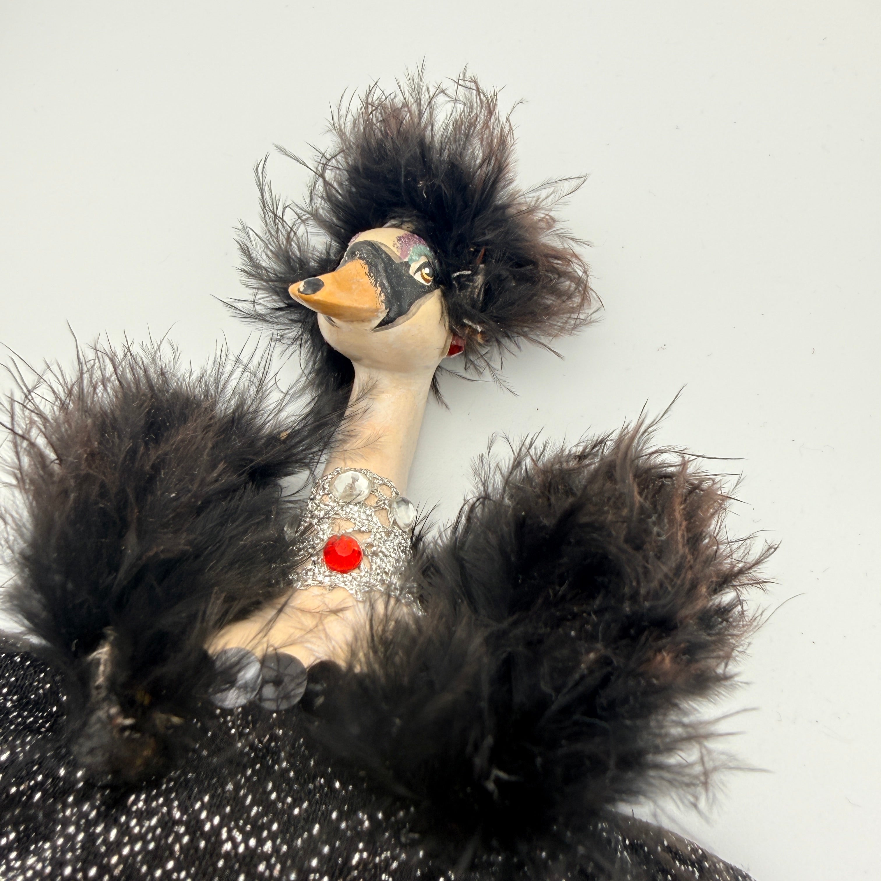Wayne M. Kleski 2 Art Dolls Showgirls Tierfiguren 1990er/2000er Wayne M. Kleski