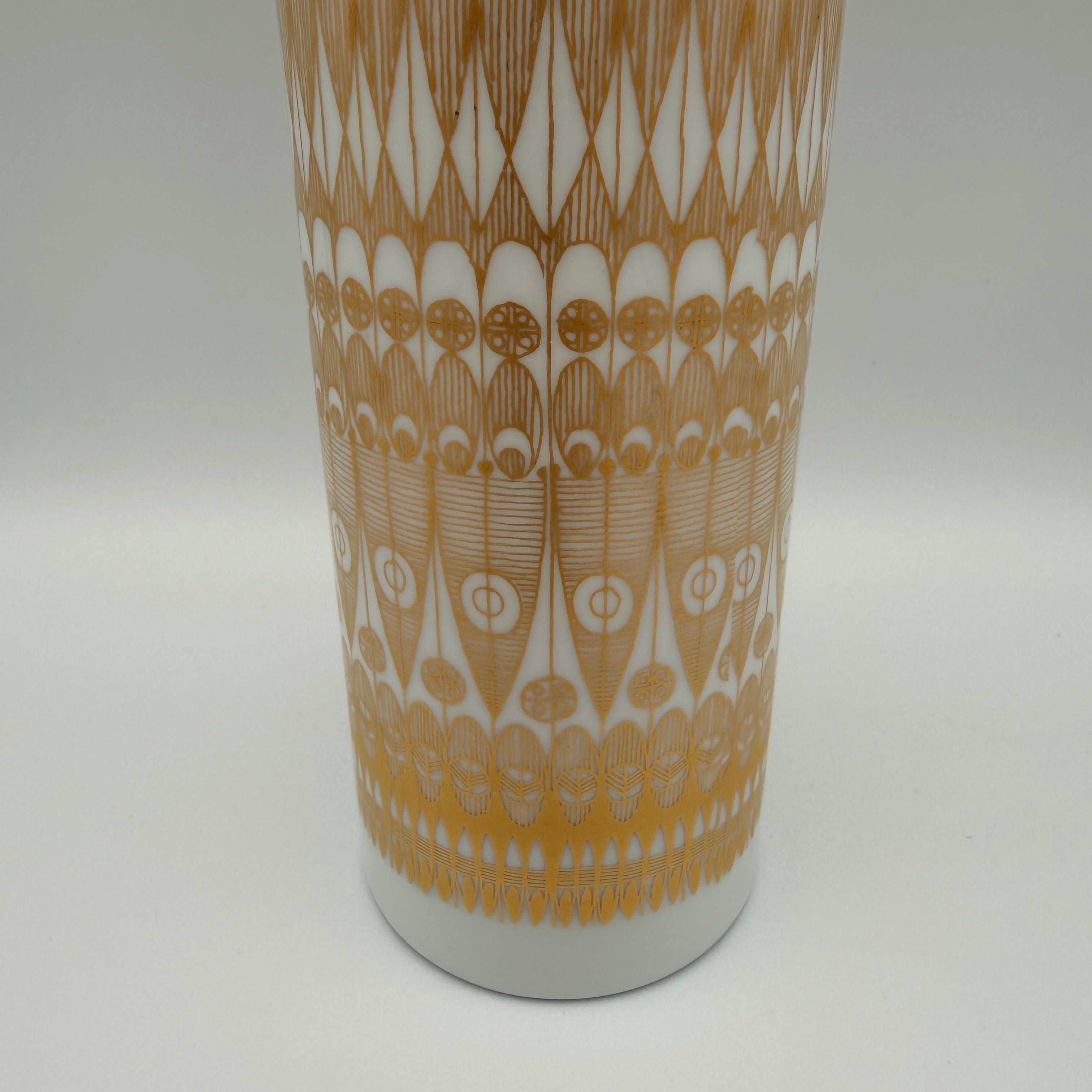Rosenthal Studio-Linie Vase Hans Theo Baumann Golddekor 1970er Rosenthal