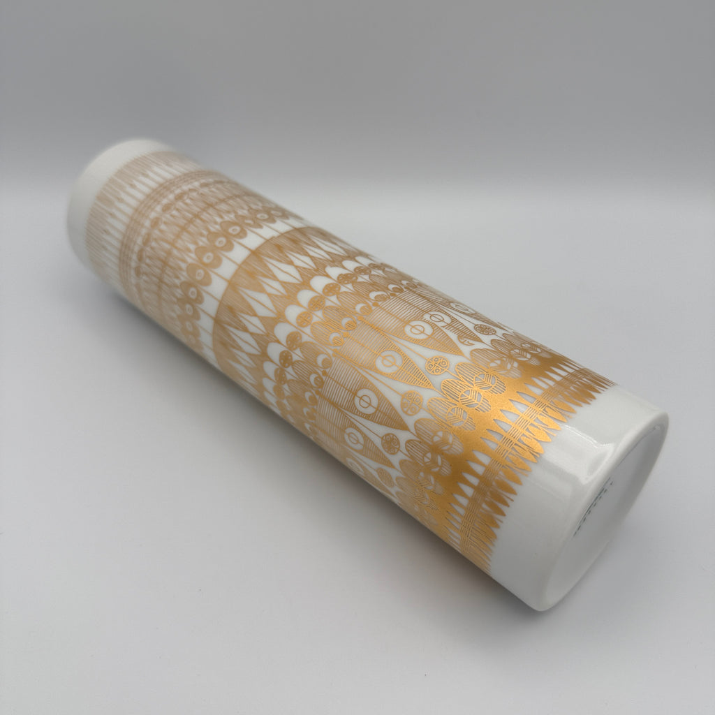 Rosenthal Studio-Linie Vase Hans Theo Baumann Golddekor 1970er Rosenthal