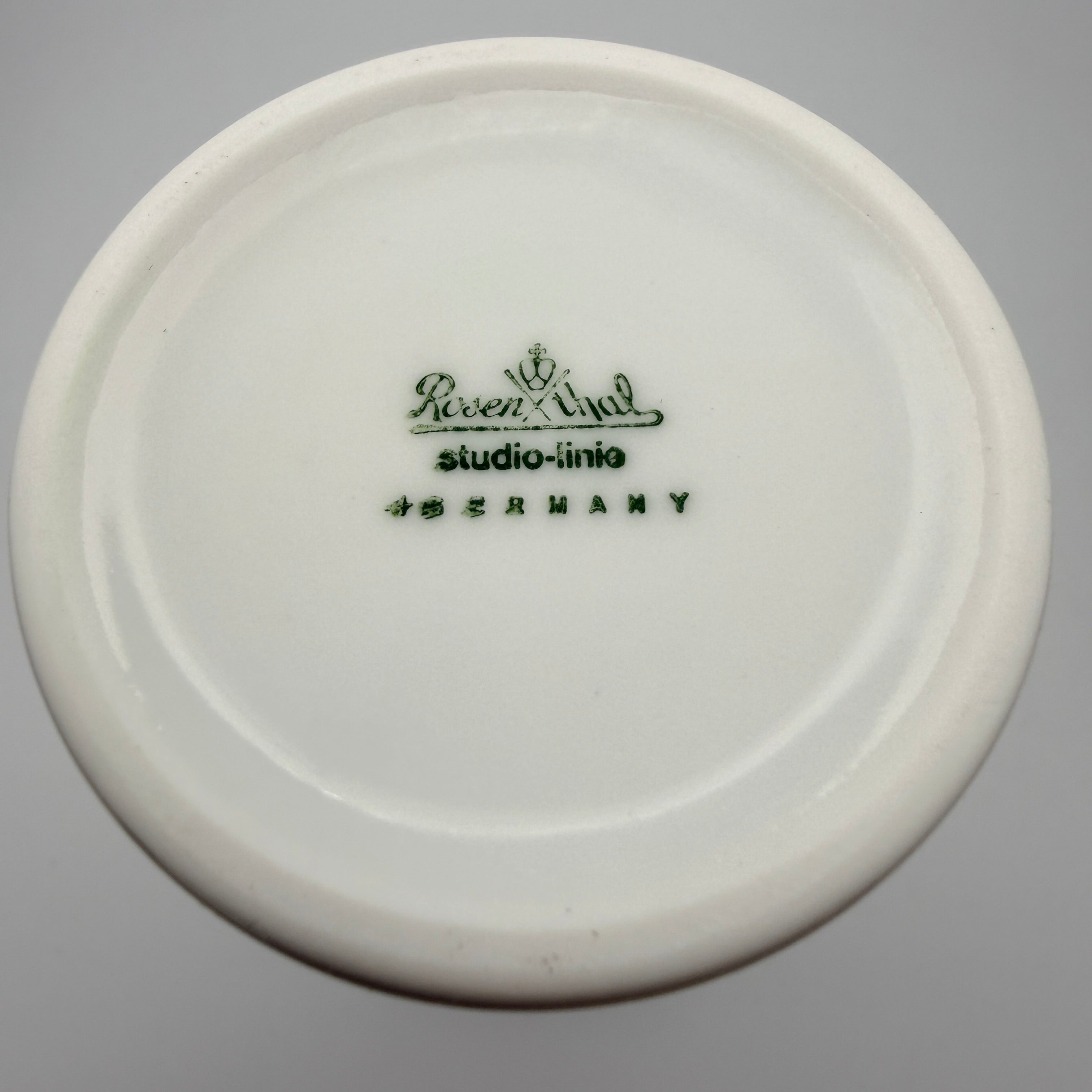 Rosenthal Studio-Linie Vase Hans Theo Baumann Golddekor 1970er Rosenthal