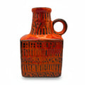 Bay Keramik Bodo Mans Vase 71-17 Orange West Germany 1960er Jahre Bay Keramik