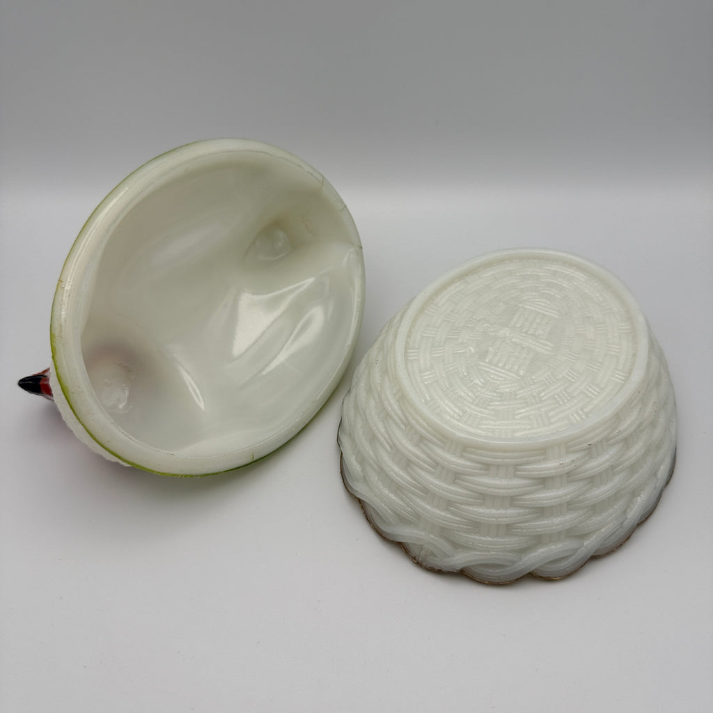Antikes Eier-Service aus Manganglas von Vallérysthal & Portieux, ca. 1900 Vallérysthal & Portieux