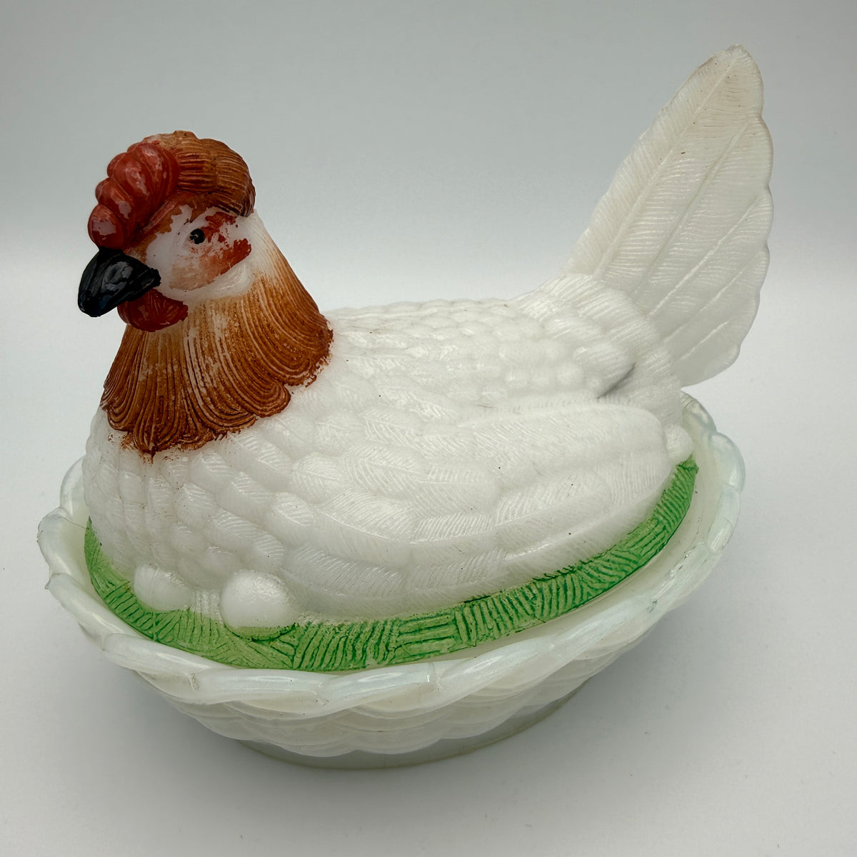 Antikes Eier-Service aus Manganglas von Vallérysthal & Portieux, ca. 1900 Vallérysthal & Portieux