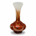 V.B. Opaline Florence Kunstglasvase, Italien, 1960er–1970er Jahre Vetreria Barbieri