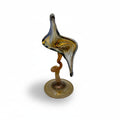 Filigrane Studioglas Skulptur I Handgeformtes Kunstglas I Vintage Showroom Ansbach