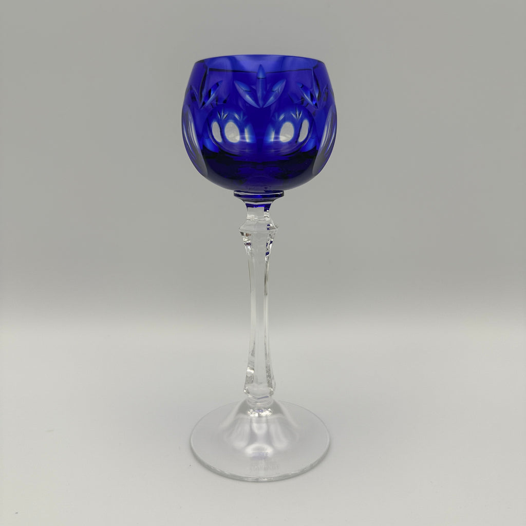 WMF Cristal Cabinet Likörglas I Kobaltblauer Überfang I 1970er–1980er WMF