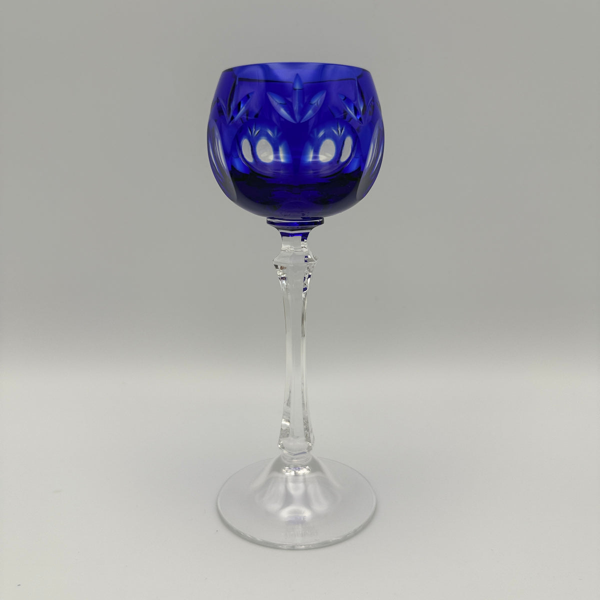 WMF Cristal Cabinet Likörglas I Kobaltblauer Überfang I 1970er–1980er WMF