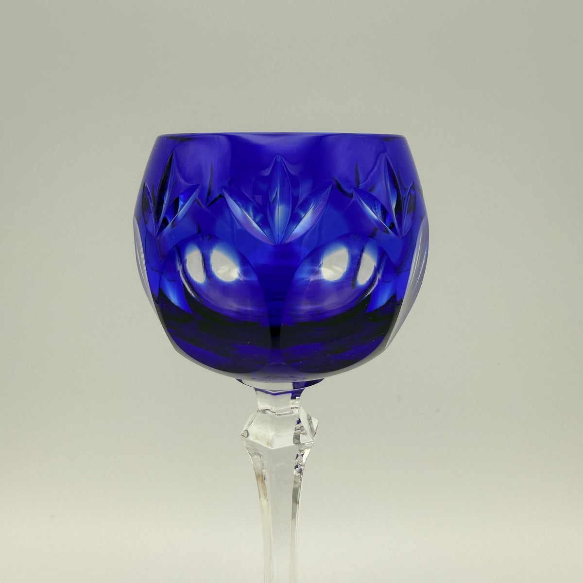 WMF Cristal Cabinet Likörglas I Kobaltblauer Überfang I 1970er–1980er WMF
