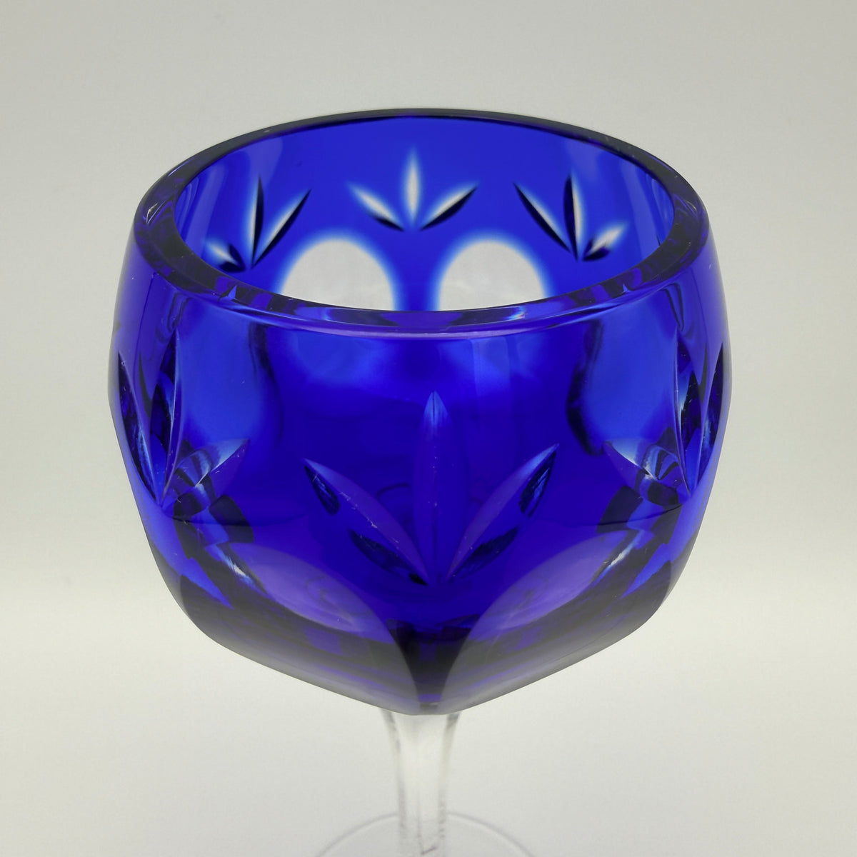 WMF Cristal Cabinet Likörglas I Kobaltblauer Überfang I 1970er–1980er WMF
