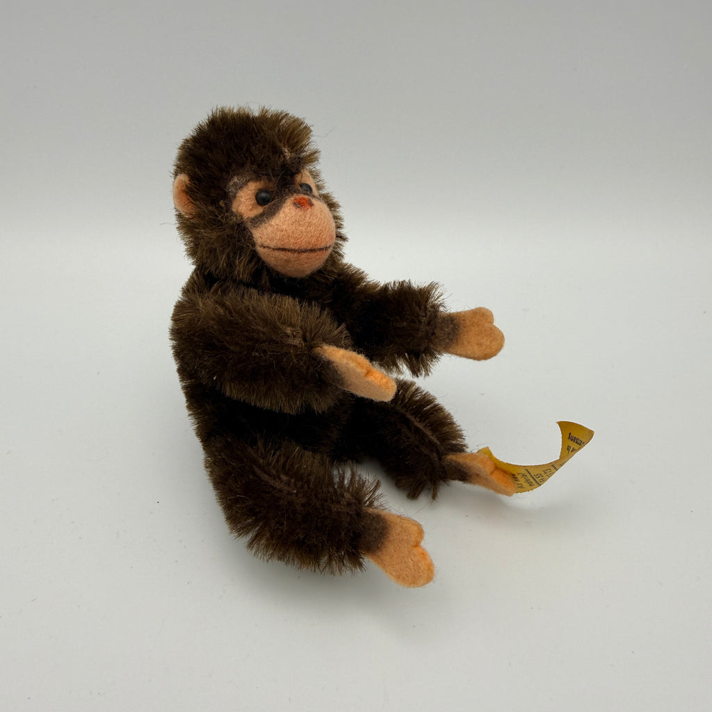 5 Steiff Tiere Bambi Xorry Jocko Bazi Goldy Knopf Fahne 1950er–70er Steiff