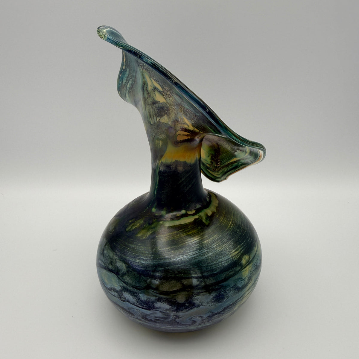 JOSKA Studio Design Studioglas Vase mundgeblasen 1980er/90er Jahre Joska