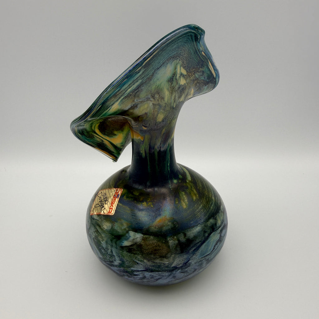 JOSKA Studio Design Studioglas Vase mundgeblasen 1980er/90er Jahre Joska