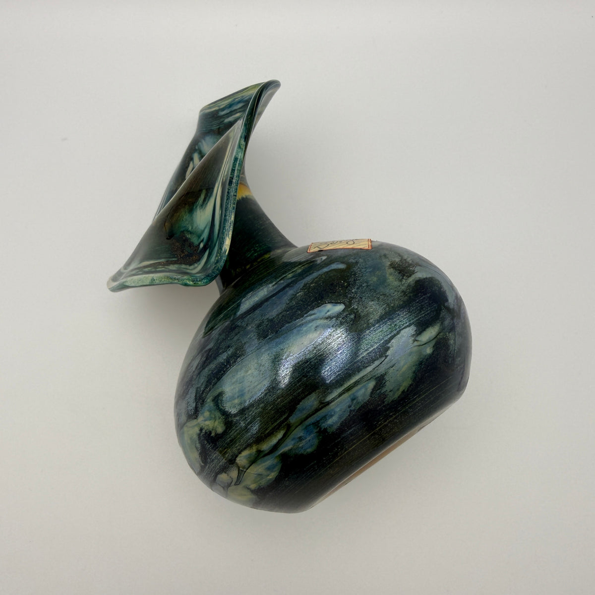 JOSKA Studio Design Studioglas Vase mundgeblasen 1980er/90er Jahre Joska