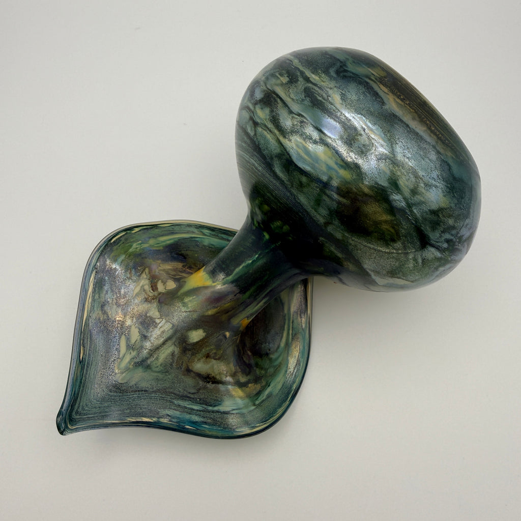JOSKA Studio Design Studioglas Vase mundgeblasen 1980er/90er Jahre Joska