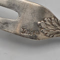 Antike Silbergabel Aufschnittgabel Fleischgabel Vorlegegabel Silber 800er - 33,68g 19cm Showroom Ansbach